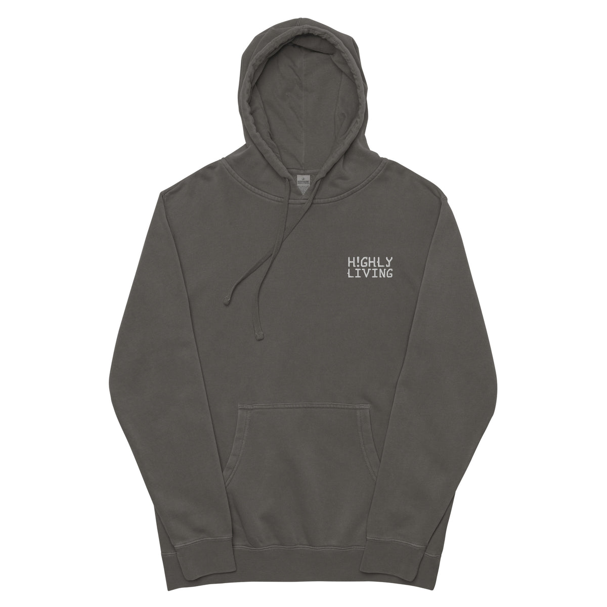 Highly Living Unisex pigment-dyed hoodie