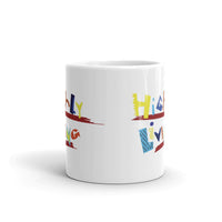 Highly Living Color White Glossy Mug