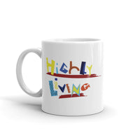 Highly Living Color White Glossy Mug